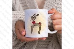 Christmas Reindeer sublimation design PNG Product Image 3