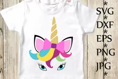 Unicorn Svg,Unicorn face Svg,Unicorn t shirt svg, Product Image 2