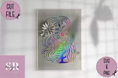 3D Day of the dead svg |paper cutting | Sugar skull Product Image 2