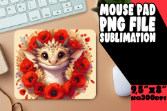 CHEERFUL mouse MAT Gift Inspiration, Dragon Product Image 1