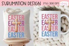 Easter sublimation PNG, Christian cross PNG design Product Image 5