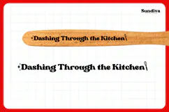 Christmas Wooden Spoon Handle Quotes SVG - Dashing Through Product Image 3