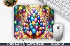 Easter Eggs Mouse Pad Sublimation, Easter Mouse Pad PNG Product Image 1