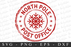 North Pole Post Office Svg | Christmas svg Product Image 1