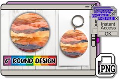 Seaside Serenity: Abstract Keychain Assortment Product Image 1