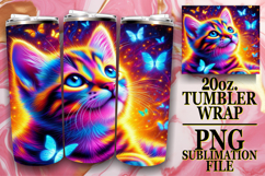 BREATHTAKING VIEWS 20oz TUMBLER WRAP, Cat Product Image 1