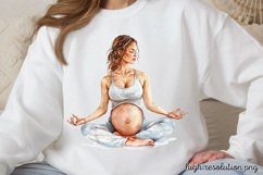Mothers Day Pregnant Sublimation Bundle PNG Product Image 10