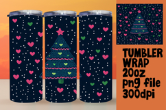 VIBRANT Sublimation Tumbler Design , Holiday Product Image 1