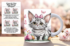 Fun 15oz Mug Wrap Png Template , Cute Easter Product Image 1