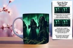 Sweet 15oz Mug Wrap Png Design , Horror Halloween Product Image 1