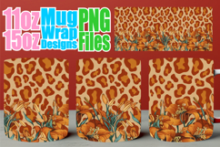 Unique charm 11oz 15oz sublimation wrap, Leopard Prints Product Image 1