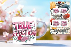 Charming 11oz Mug Wrap Png Artwork , Valentines Product Image 1