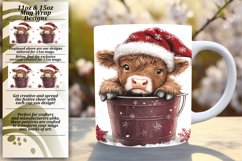 Charming 15oz Mug Wrap Png Artwork , Christmas Product Image 1