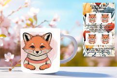 GORGEOUS PNG Mug Wrap Design 15oz , Valenines Animals Product Image 1