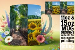 Lush Landscape Mug Wrap for Sublimation 11oz/15oz Product Image 1