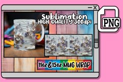 Floral Escape: 3D Mug Sublimation 15oz Product Image 1