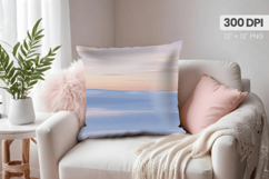 Winter Christmas Wonderland PNG Pillow, Winter Pillow Design Product Image 1