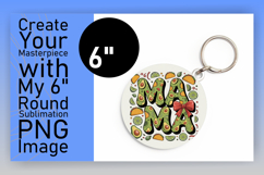 Chic Circle Coaster PNG Design , Mama Product Image 1