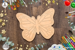 Butterfly Laser Cut | Glowforge | SVG Product Image 1