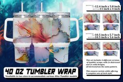 Summer Blossoms: Floral Tumbler Collection 40oz Product Image 1