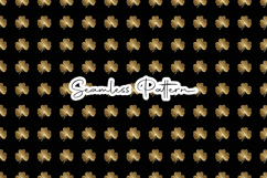 Luxury Clover Gold Seamless Bundle - Leprechaun &amp; Clovers Product Image 8