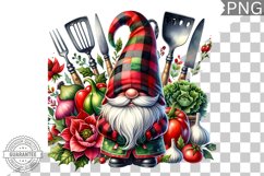 Christmas kitchen Gnome Sublimation - Clipart PNG Design Product Image 1