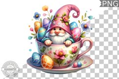 Easter Gnome Sublimation - Clipart PNG Design Product Image 1