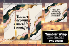 PLAYFUL 20oz Tumbler Design , Girl Quote Product Image 1