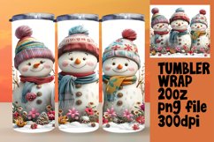 Festive Gingerbread Wrap 20oz Tumbler Pattern Product Image 1