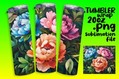 Classic Oil Flower Wrap for Tumblers Product Image 1