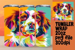 Creative and Bold Dog Tumbler Wrap 20oz Design Product Image 1