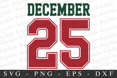 December 25 Svg | Christmas svg Product Image 1