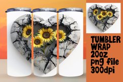 3D Love Blooms Tumbler Design Product Image 1