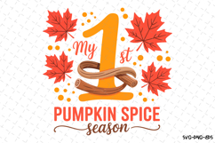 My 1st Pumpkin Spice Season Svg | Halloween Svg | Svg File Product Image 1