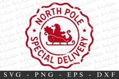 North Pole Special Delivery Svg | Christmas svg Product Image 1
