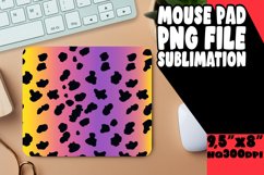 Colorful Gradient Leopard Mouse Pad Abstract Product Image 1