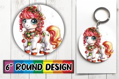 Cute Round Design for Car Coasters , Xmas Product Image 1