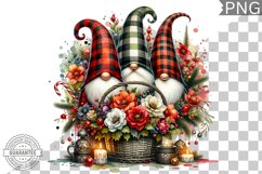 Christmas Gnome Sublimation - Clipart PNG Design Product Image 1
