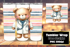 Amazing 20oz Tumbler Wrap Download , Teddy Bear Product Image 1