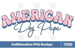 American Dog Mama Papa 4th of July USA Paw DTF PNG Bundle Product Image 6