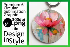 Spring Garden Glamour: 3D Round Designs PNG Product Image 1