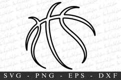 Basketball SVG | SVG Cut files | Cricut Product Image 1