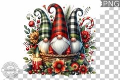Christmas Gnome Sublimation - Clipart PNG Design Product Image 1