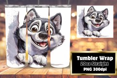 Puppy Whimsy Sublimation Tumbler - 20oz Product Image 1