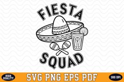 Fiesta Squad SVG | Quotes | SVG Cut files Product Image 1