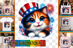 Dazzling TSHIRT Gift Ideas PNG, USA Animals Product Image 1