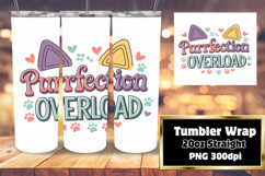 GLAMOROUS 20oz Tumbler Design for Personal Use , Cat Quote Product Image 1