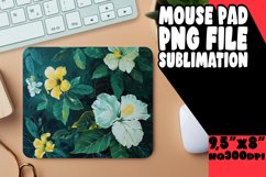 Fresh Floral Petal Paradise Pattern Mouse Pad Product Image 1