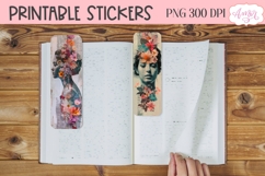 Vintage bookmark, junk journal scrapbook bookmark PNG Product Image 2