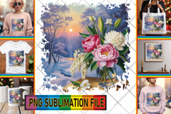 Joyful TSHIRT Designs Art PNG, Winter Product Image 1